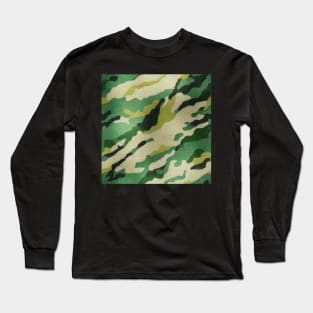 Camouflage Army Pattern, a perfect gift for all soldiers, asg and paintball fans! #42 Long Sleeve T-Shirt